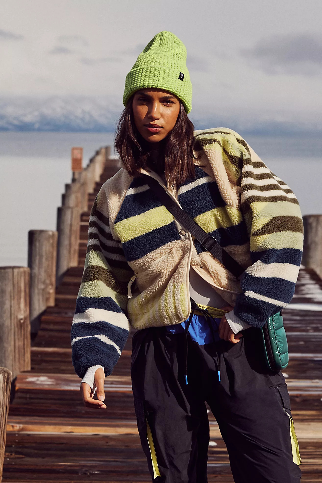 Hit The Slopes Printed Fleece Jacket | Free People (Global - UK&FR Excluded)