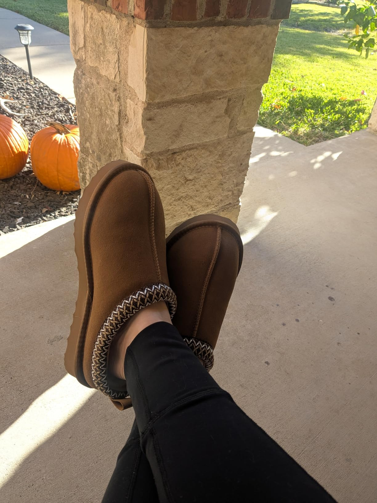 Litfun Women's Fuzzy House Slippers Genuine Suede Fluffy Winter Slipper Cozy Furry Warm Shoes Ind... | Amazon (US)