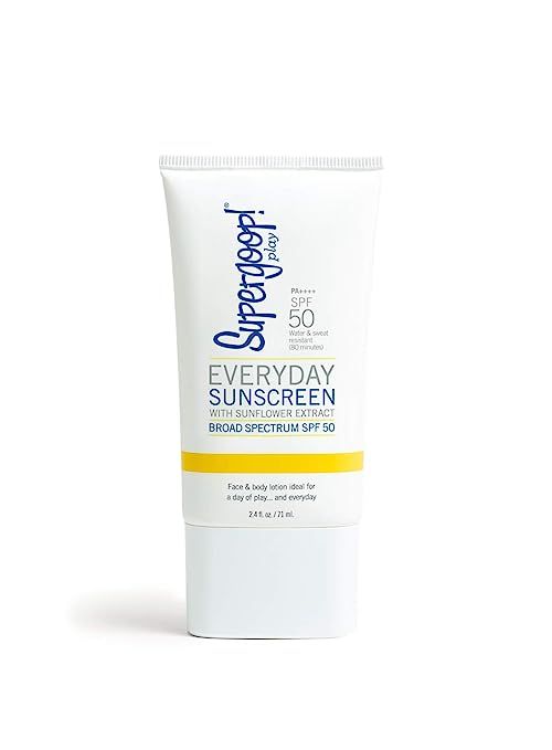 Supergoop! Everyday SPF 50 Sunscreen For Face and Body, with Sunflower Extract | Amazon (US)
