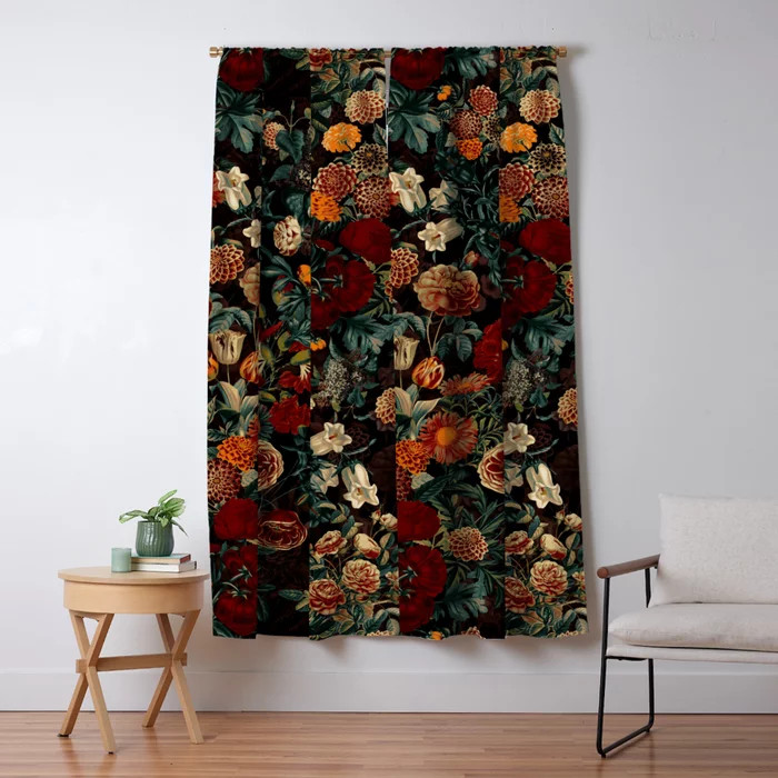 EXOTIC GARDEN - NIGHT XXI Blackout Curtain | Society6