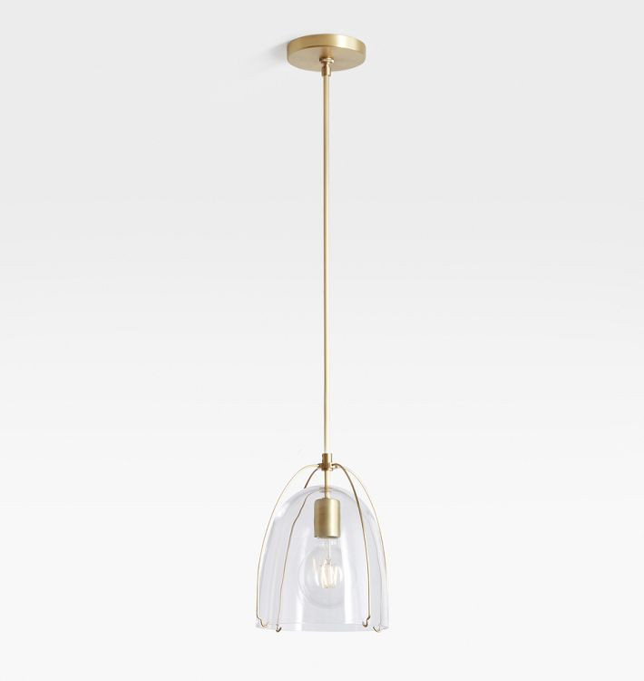 Haleigh 8" Glass Pendant | Rejuvenation