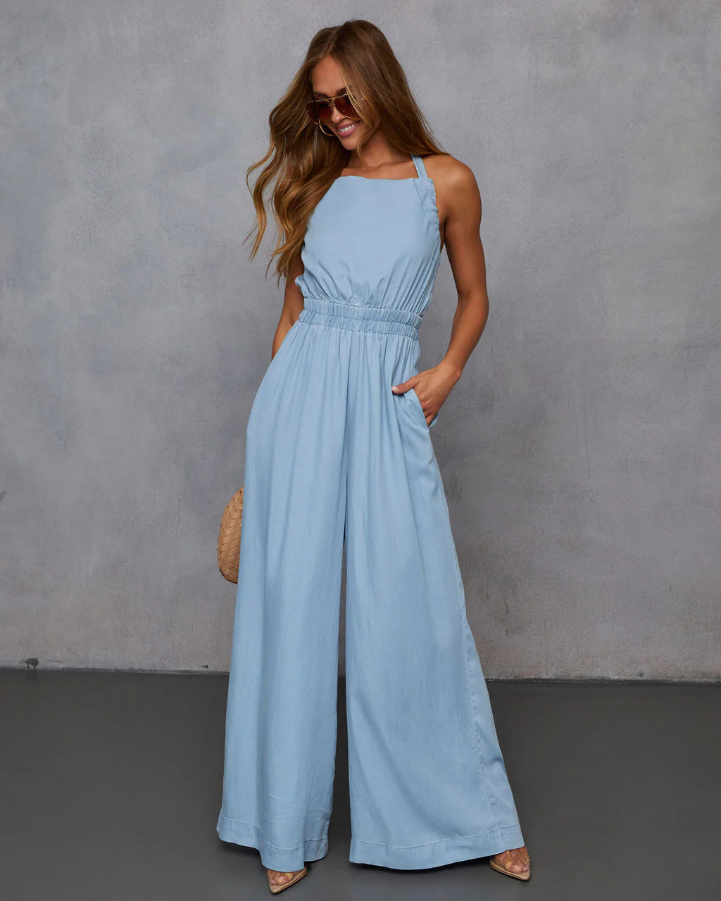 Saveni Halterneck Relaxed Jumpsuit | VICI