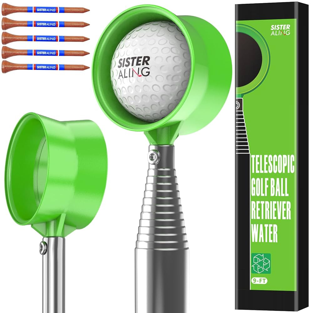 9ft/12ft Water Telescopic Golf Ball Retriever，Classic and Durable Stainless Steel Picker Upper,... | Amazon (US)