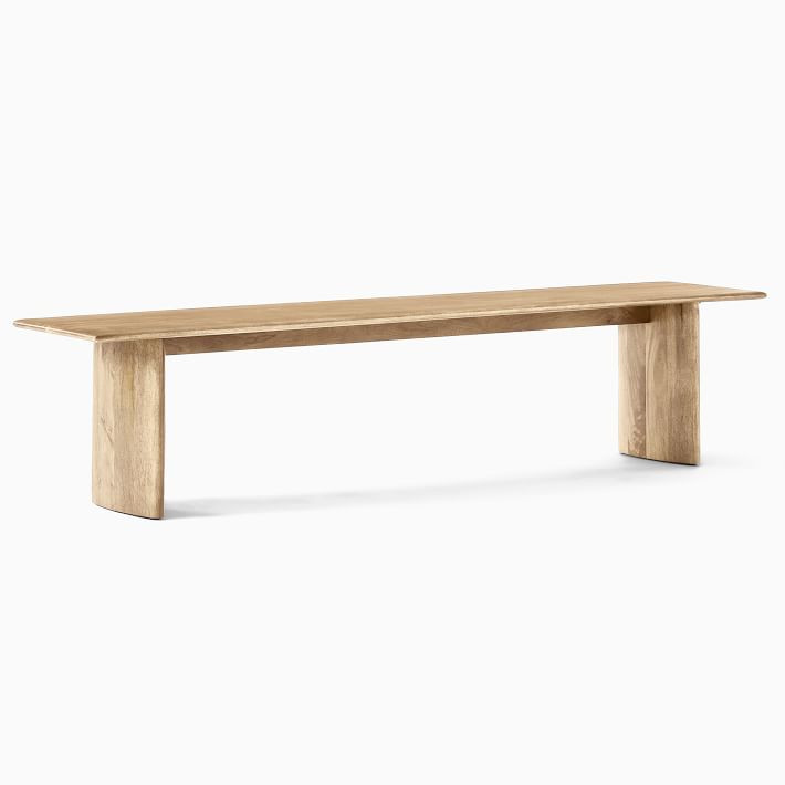 Anton Solid Wood Dining Bench (58"–72") | West Elm (US)