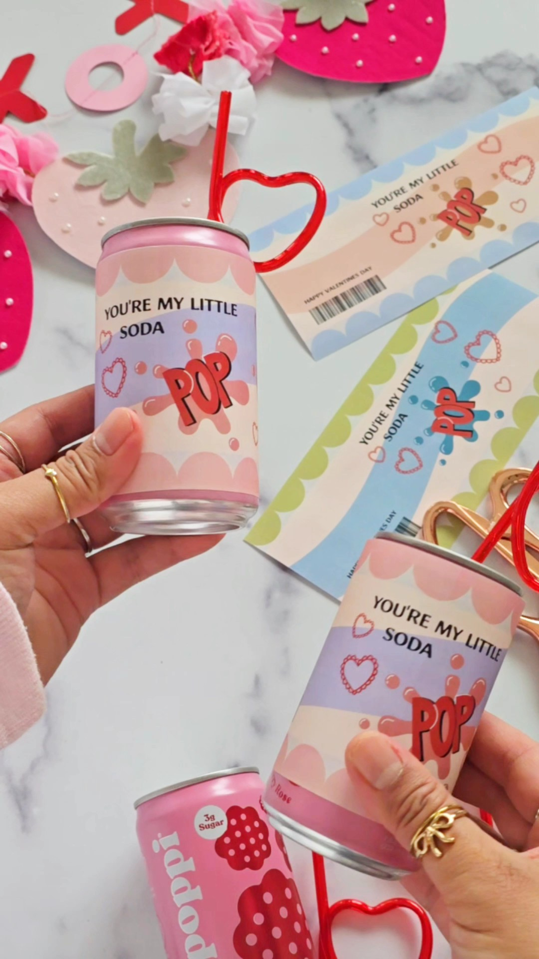 DIY Soda Pop classroom valentines! So cute as party favors, galentines day, or classroom valentines! (Grab my free printable on my IG)

#LTKValentine #LTKKids #LTKSeasonal