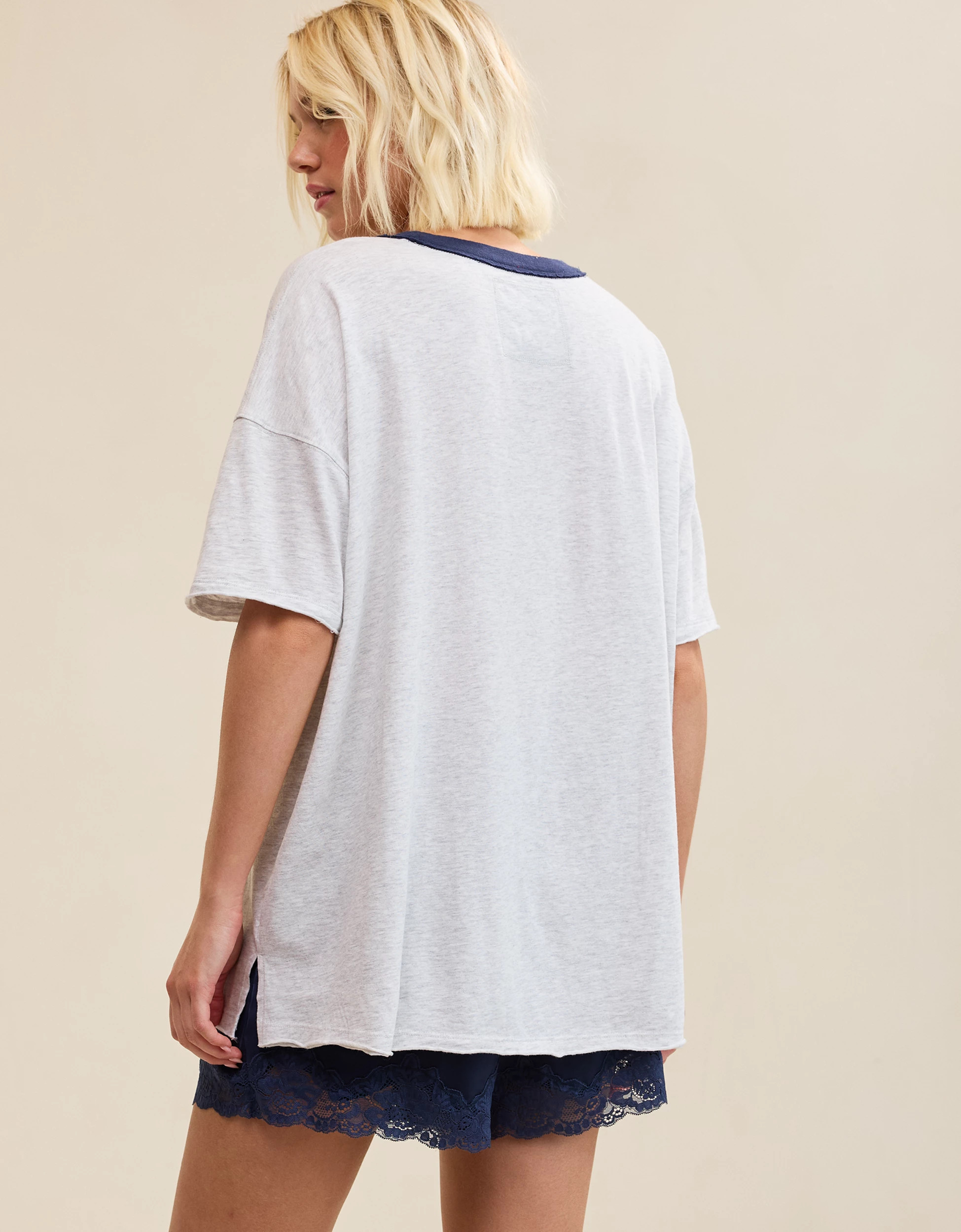 Aerie Oversized Crew Boyfriend T-Shirt | Aerie