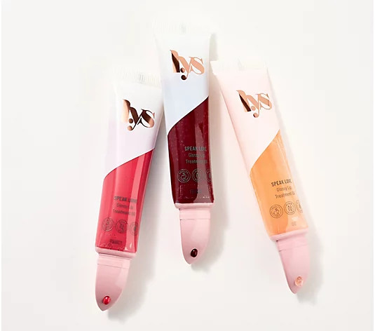LYS Beauty Speak Love Glossy Lip Treatment Oil Trio - QVC.com | QVC