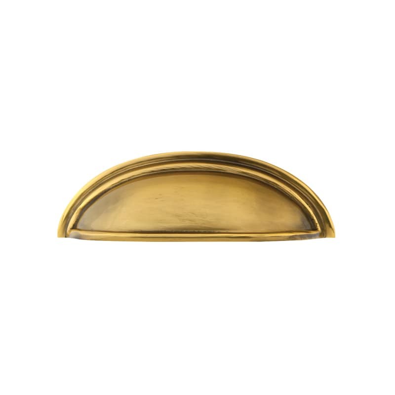 Emtek 86123 Brass Cup 3 Inch Center to Center Cup Cabinet Pull from the American | Build.com, Inc.