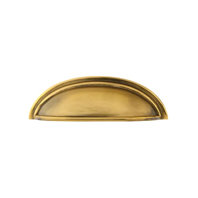 Emtek 86123 Brass Cup 3 Inch Center to Center Cup Cabinet Pull from the American | Build.com, Inc.