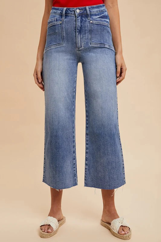 Annie Wear High Rise Wide Leg Jeans Medium / L | Casual Chic Boutique