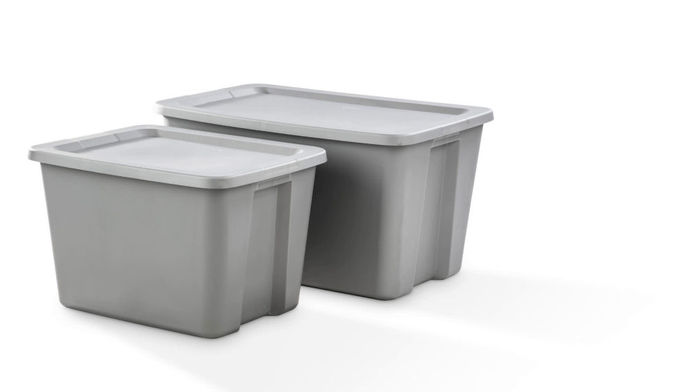 Sterilite 18 Gallon Tote Box Plastic, Gray - Walmart.com | Walmart (US)
