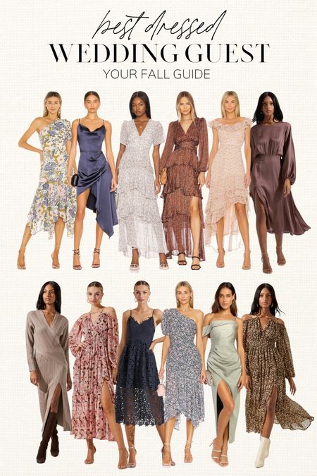 Best dressed wedding guest • Dresses for Fall

Fall wedding guest dress, fall wedding, fall dress, floral wedding guest dress, wedding guest outfit, autumn wedding guest, floral one shoulder dress, wedding guest midi dress, revolve wedding guest

#LTKSeasonal #LTKstyletip #LTKwedding