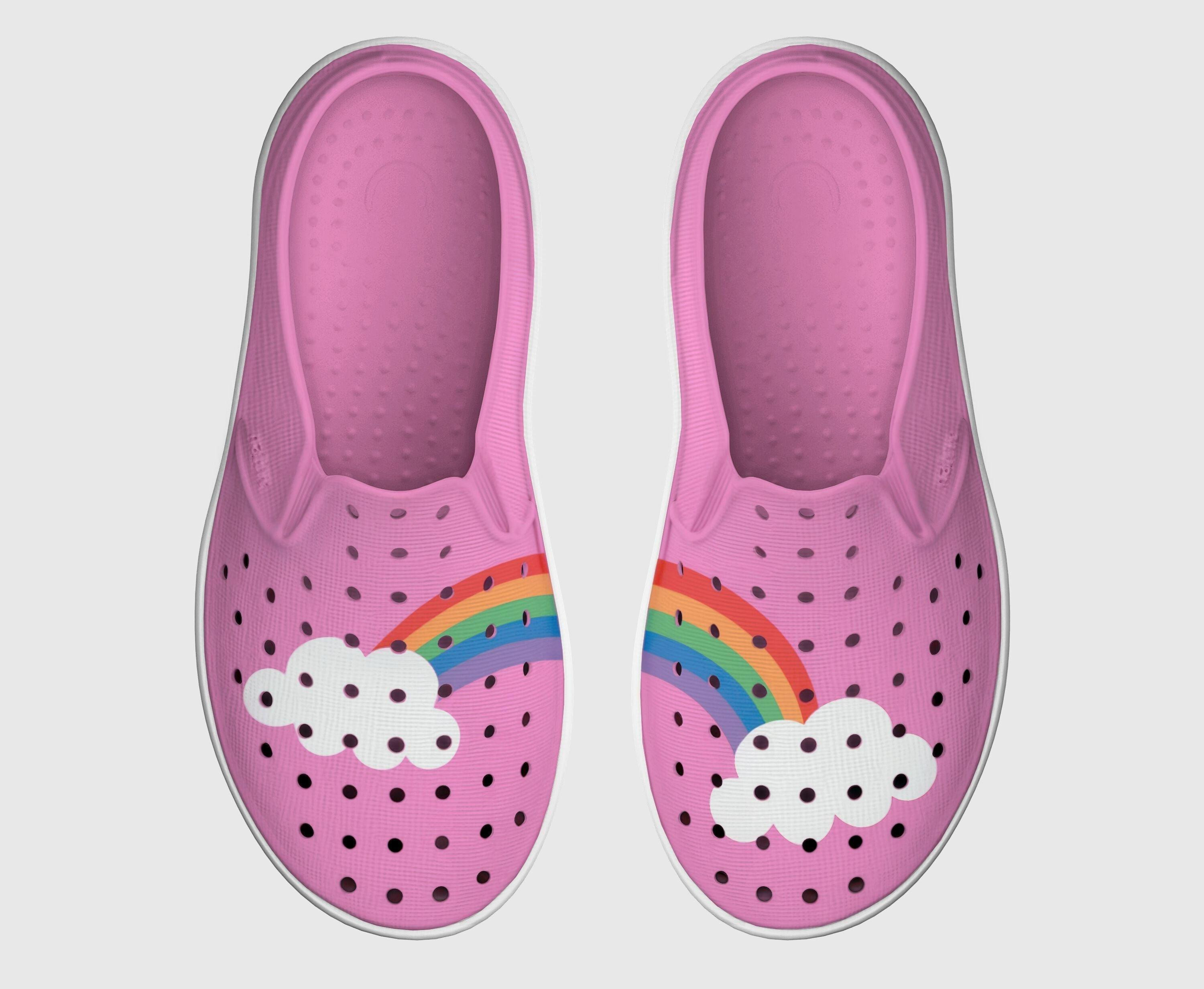 Native Shoes | Miles Slip On Shoe | Rainbow - Pink / C7 | Janie and Jack