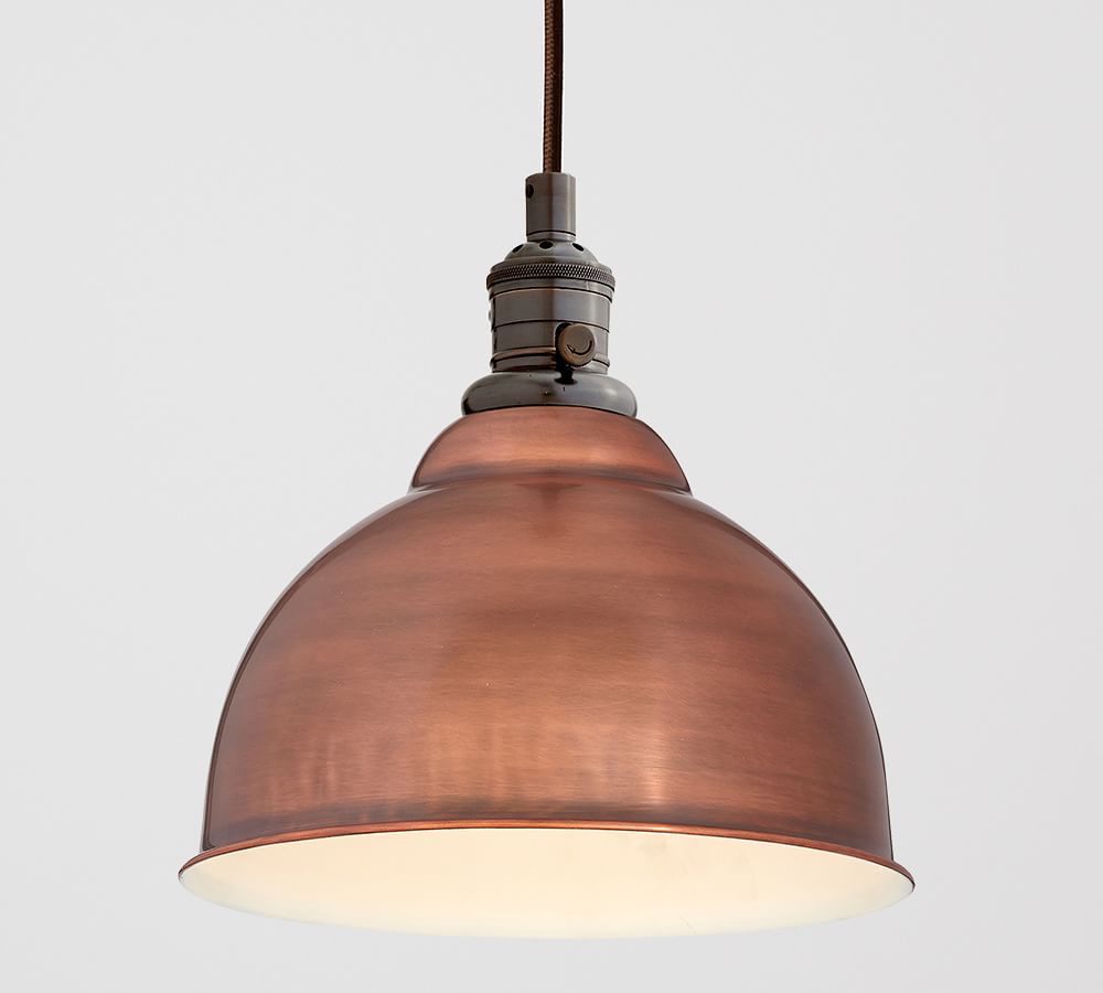Metal Bell 9.5" Pendant with Cord | Pottery Barn (US)