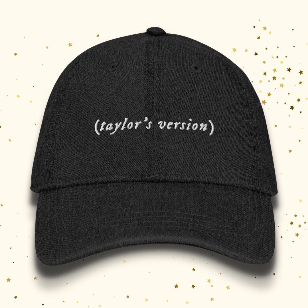 taylor's version embroidered denim hat | taylor swift | Etsy (US)