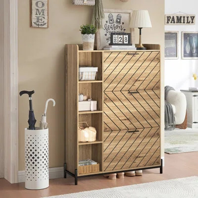 18 Pair Shoe Storage Cabinet | Wayfair North America