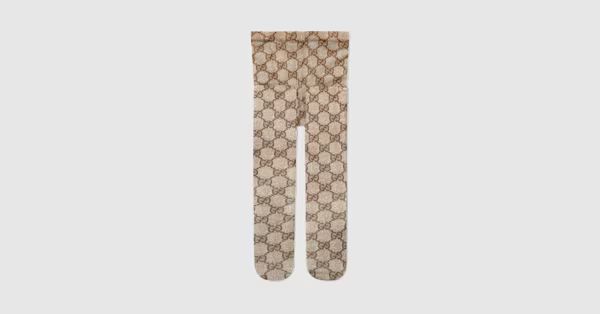 Strumpfhose mit GG Muster | Gucci (EU)