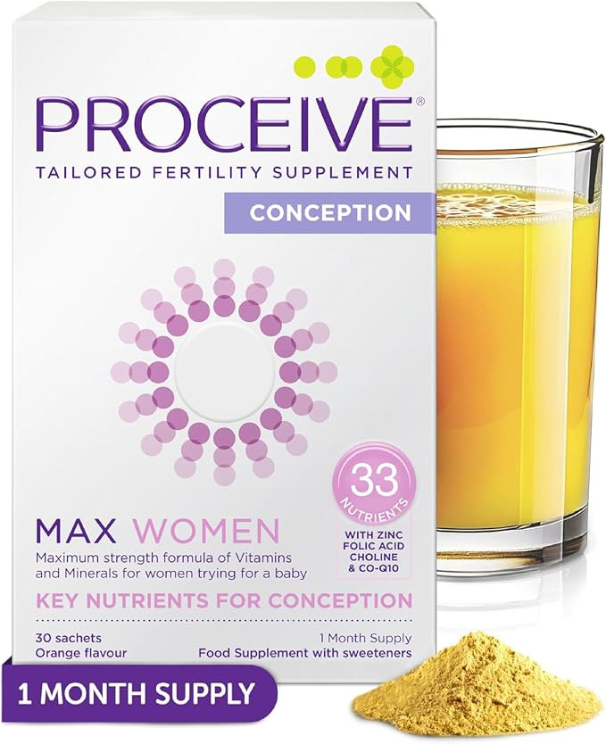 Proceive® MAX Women - Fertility Supplement for Conception - Pregnancy Vitamins for Women Trying ... | Amazon (UK)