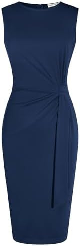 GRACE KARIN Women Work Dress,Bodycon Pencil Business Dresses,Sleeveless Cocktail Dresses Knee Len... | Amazon (US)