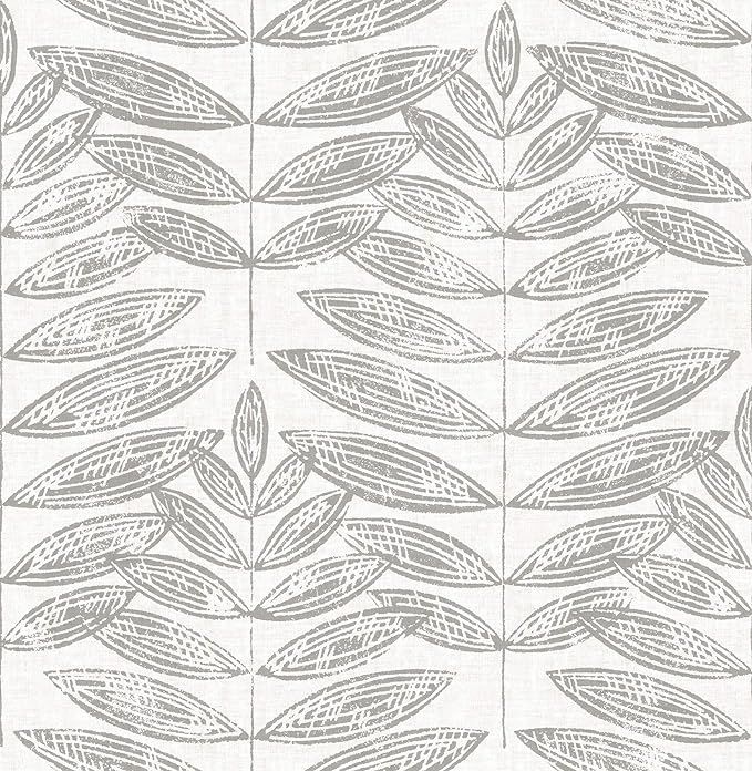 NuWallpaper NUS3263 Terrain Peel & Stick Wallpaper, Grey | Amazon (US)