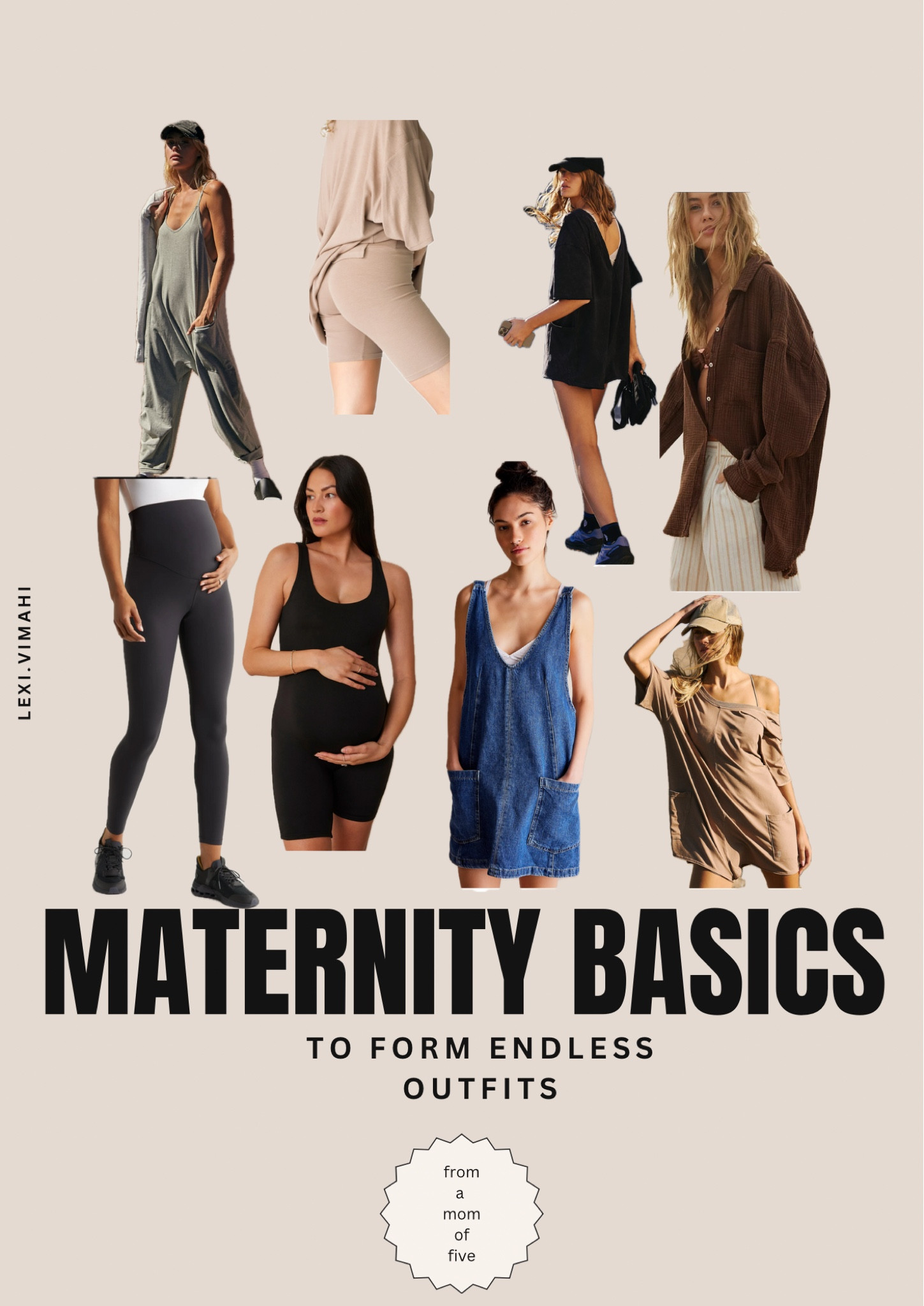 Make endless maternity outfits with these staples all pregnancy long 