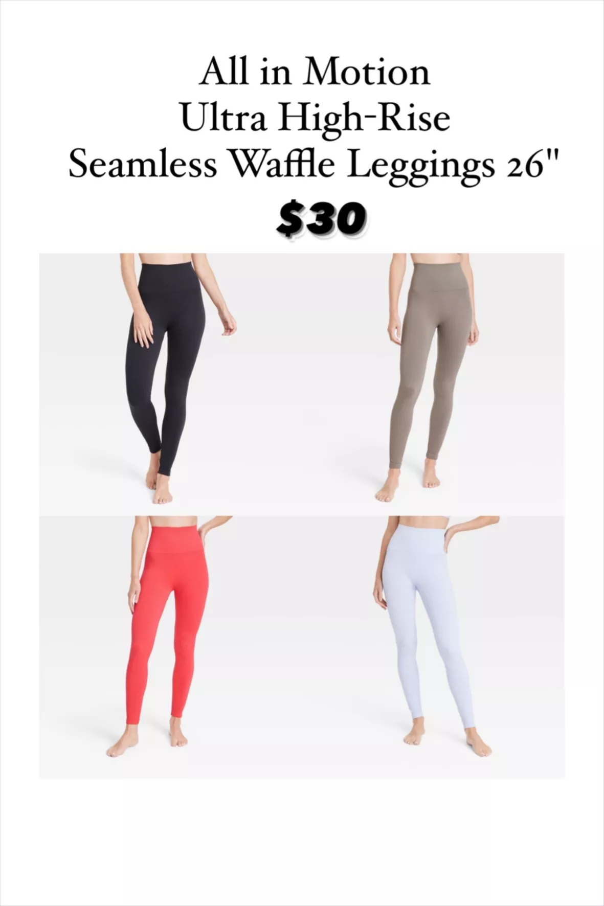 Seamless Waffle Leggings