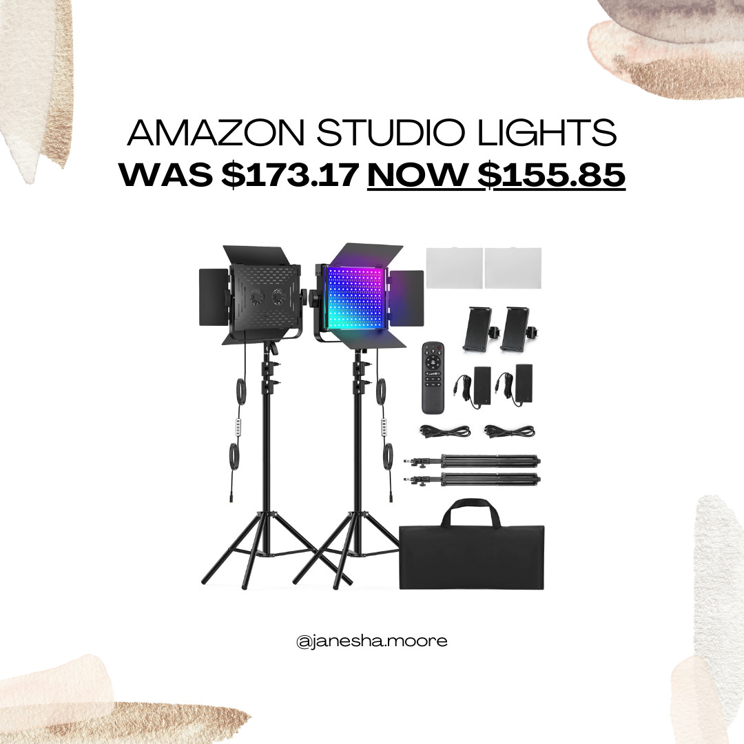 Amazon Studio Lights | WAS $173.17 NOW $155.85 

 #LTKHome #LTKSaleAlert