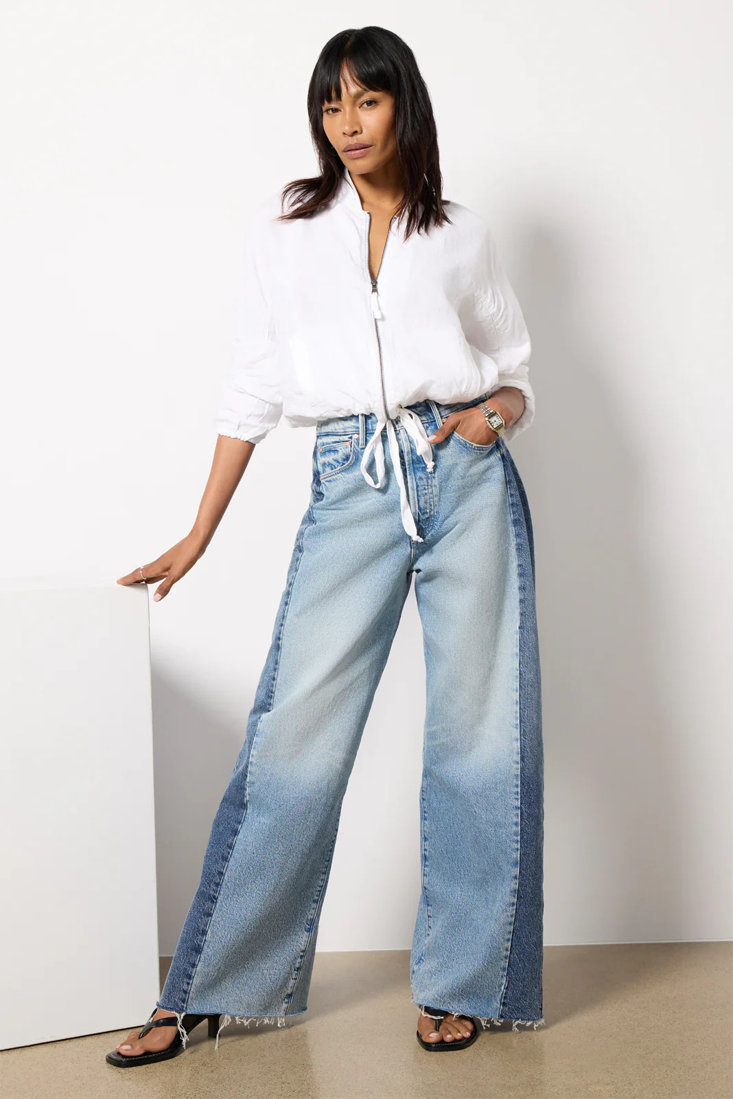 Pipe Dream Button Sneak Fray | Evereve