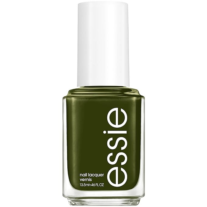 essie Nail Polish, Cream Finish, Force of Nature, Forest Green, 8-Free Vegan, 0.46 fl oz | Amazon (US)