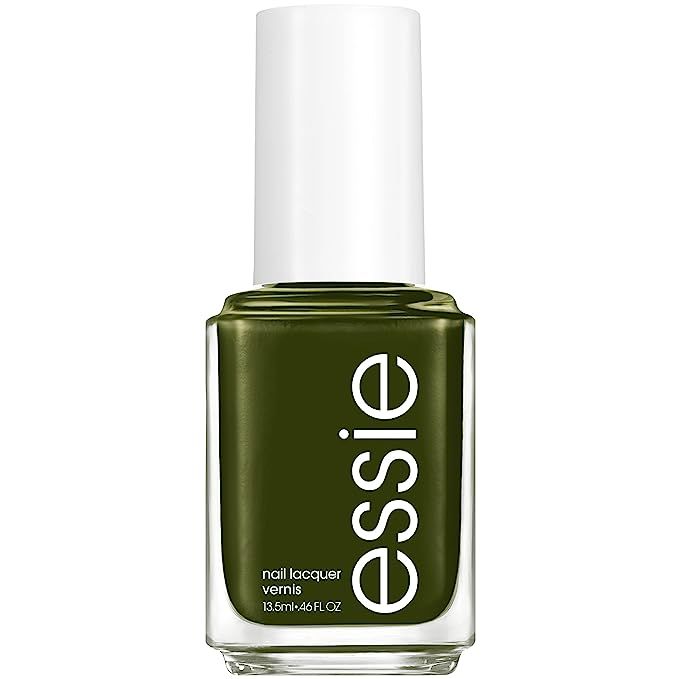 essie Nail Polish, Cream Finish, Force of Nature, Forest Green, 8-Free Vegan, 0.46 fl oz | Amazon (US)