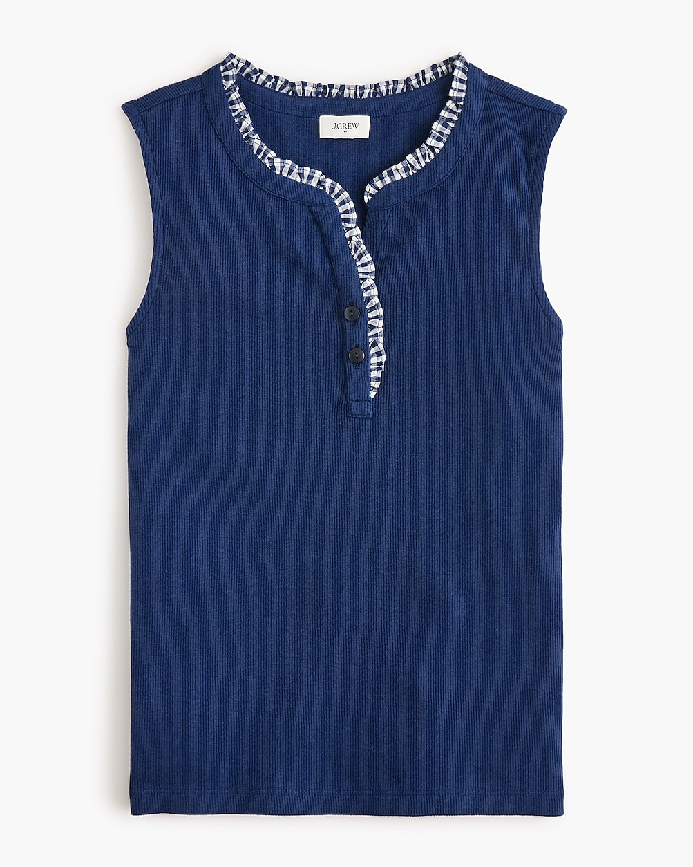 Ruffle-trim tank top | J.Crew Factory