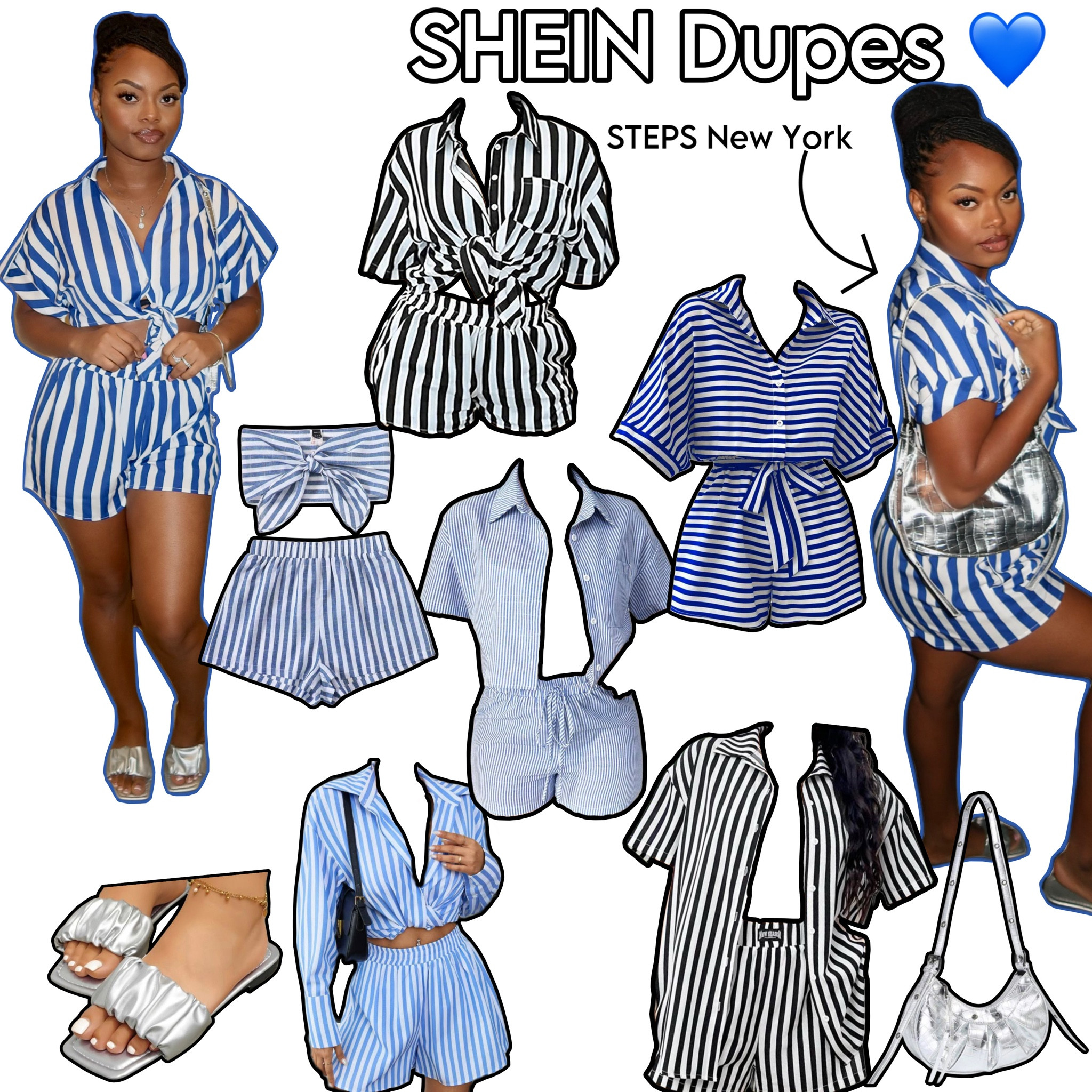 Blue striped two piece from steps but I couldn’t find the links anywhere.. created a list of duped 💙

#LTKPetite #LTKMostLoved #LTKStyleTip