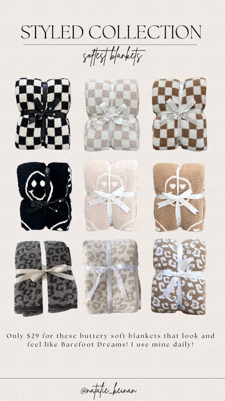 Love these styles collection blankets. They would make a great holiday gift!

#LTKHolidaySale #LTKHoliday #LTKGiftGuide