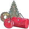 Elf Stor 1016 Combo Christmas Set in Red 9 Foot Artificial Trees & 30-Inch Wreath Storage Bag, 30... | Amazon (US)