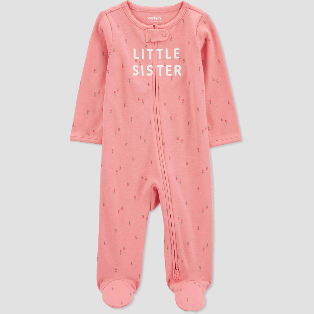 Carter's Just One You®️ Baby Girls' Floral Little Sister Sleep N' Play - Pink | Target