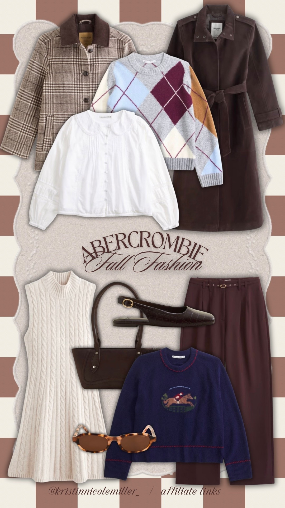 New at Abercrombie for fall! Loving these neutrals + fun cozy vibes for fall

Seasonal fall fashion brown burgundy trending new accessories

#LTKSeasonal #LTKootd #LTKgrwm