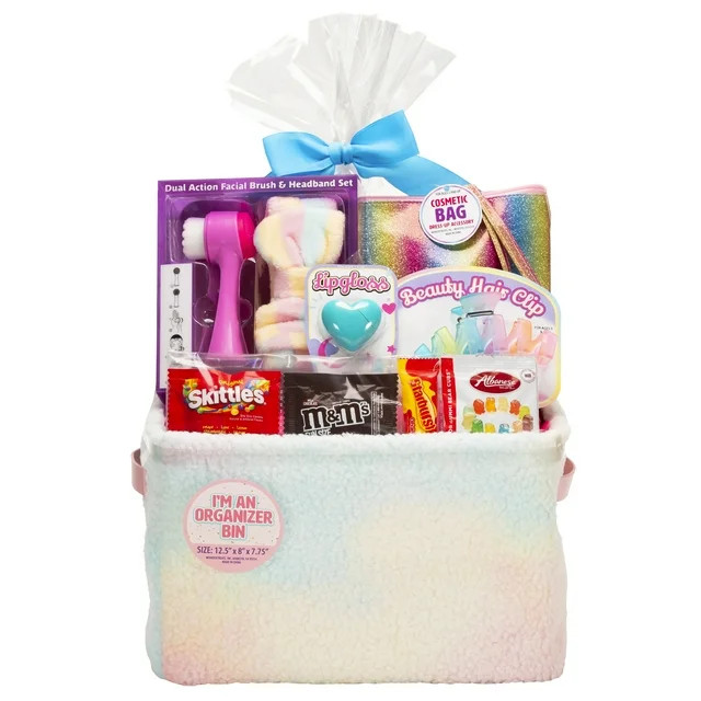 Easter Basket Gift Feelin' Pretty in Fabric Bin Gift Set Easter Basket with Candies | Walmart (US)