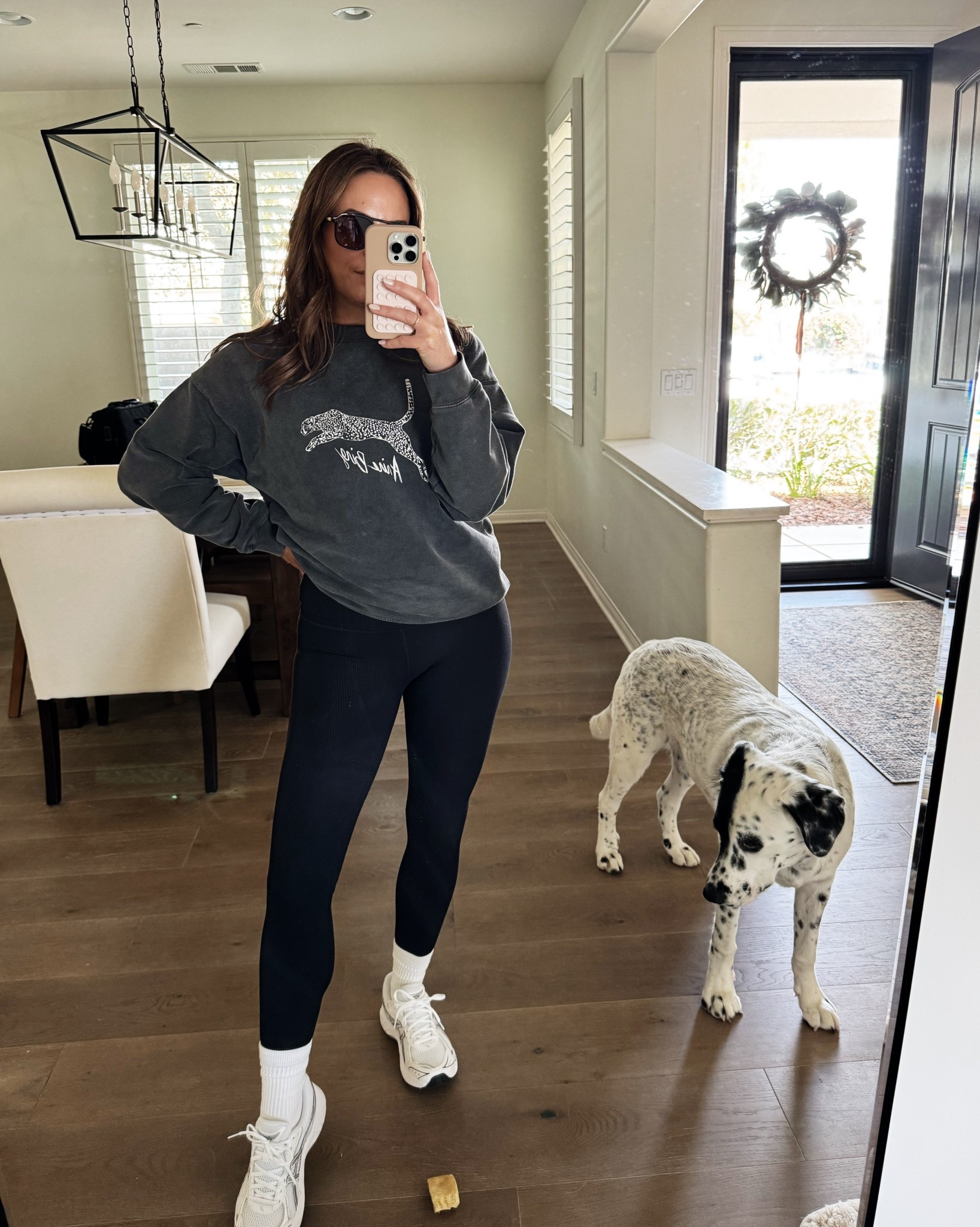 Anine Bing sweatshirt on sale! I wear a size small. 

#LTKOver40 #LTKActive #LTKSaleAlert