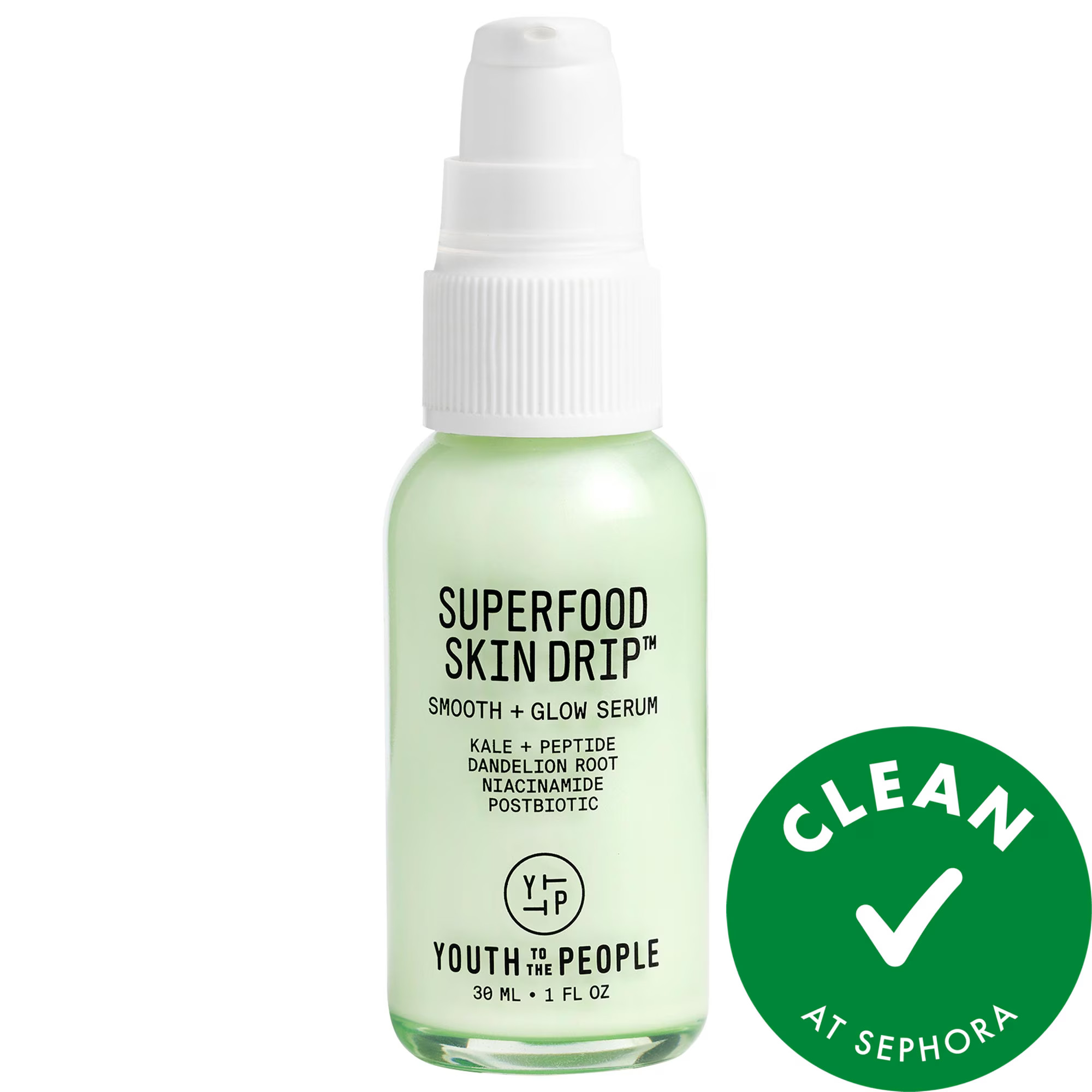 Youth To The People Sérum Superfood Skin Drip Smooth + Glow Barrier avec chou frisé + niacinamide 1 fl oz / 30 ml | Sephora (CA)
