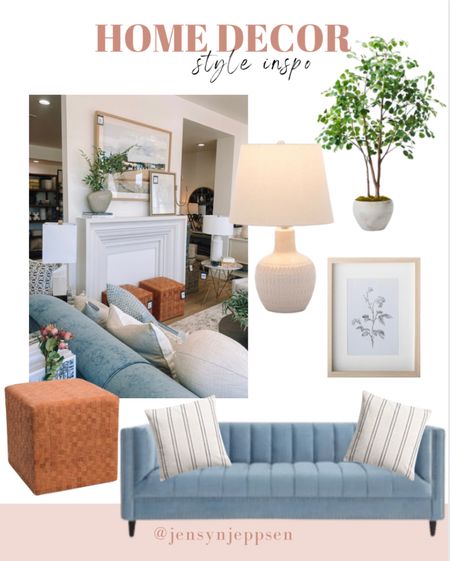 Home decor inspiration, blue velvet couch, affordable home decor, look for less home style, target home, transitional style, budget home finds 

#LTKstyletip #LTKsalealert #LTKhome