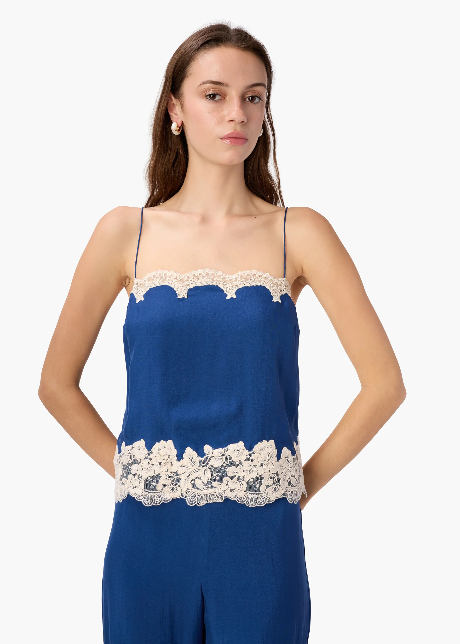 Maiya Silk Camisole Sailor | CAMI NYC