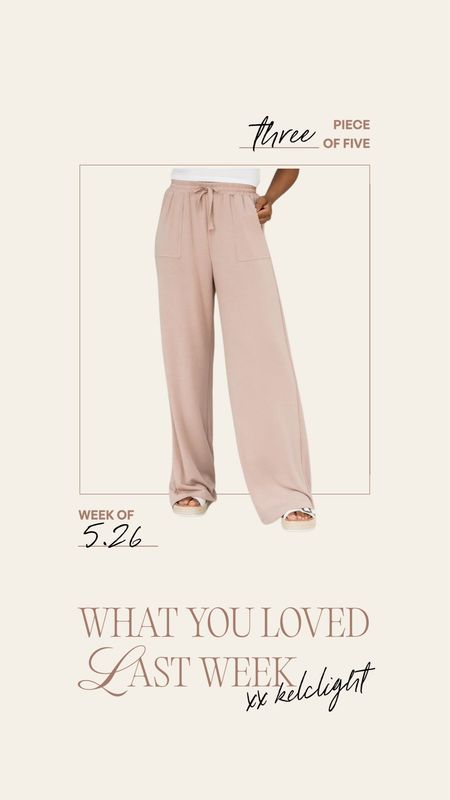 What you loved last week🩷 these pants are so comfy! I am in an XL #midsize #comfy 

#LTKmidsize #LTKfindsunder50 #LTKSeasonal
