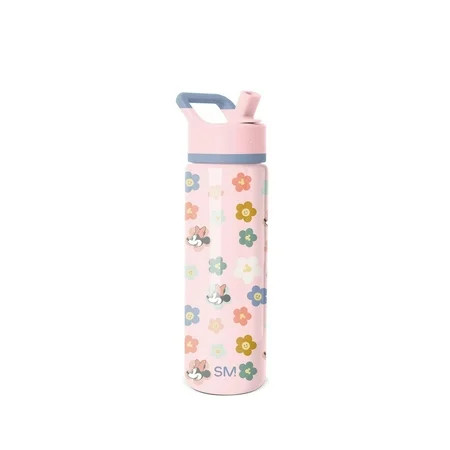 Simple Modern Disney Minnie Mouse 22 fl oz Insulated Stainless Steel Summit Wide Mouth Water Bottle with Straw Lid|Minnie Mouse Florals | Walmart (US)