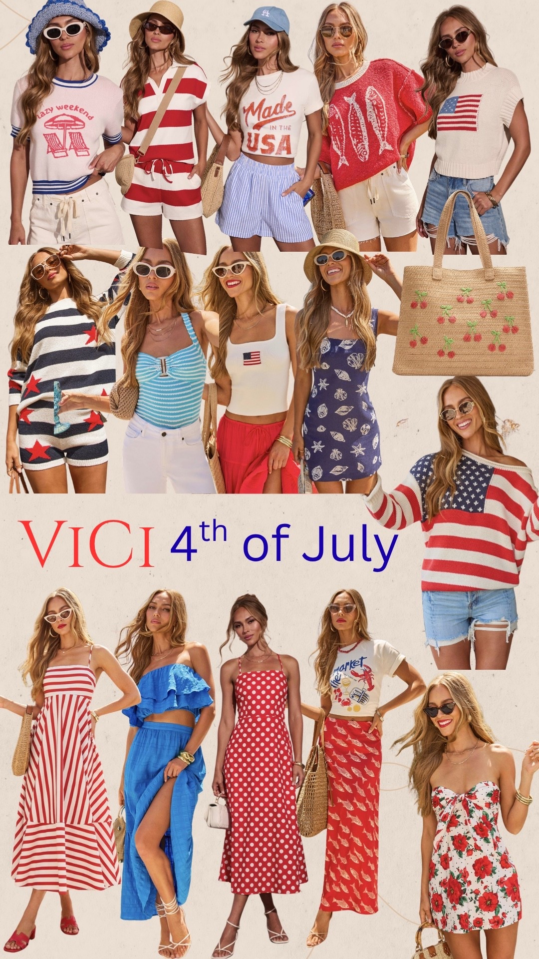 New 4th of July drop is here @VICI   
Save 35% with code AGGISAVE35

#summer #vici #dress #red #white #blue

#LTKootd #LTKgrwm #LTKU