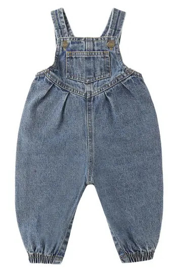 Rylee + Cru Denim Overalls in Indigo at Nordstrom Rack, Size 3-6M | Nordstrom Rack