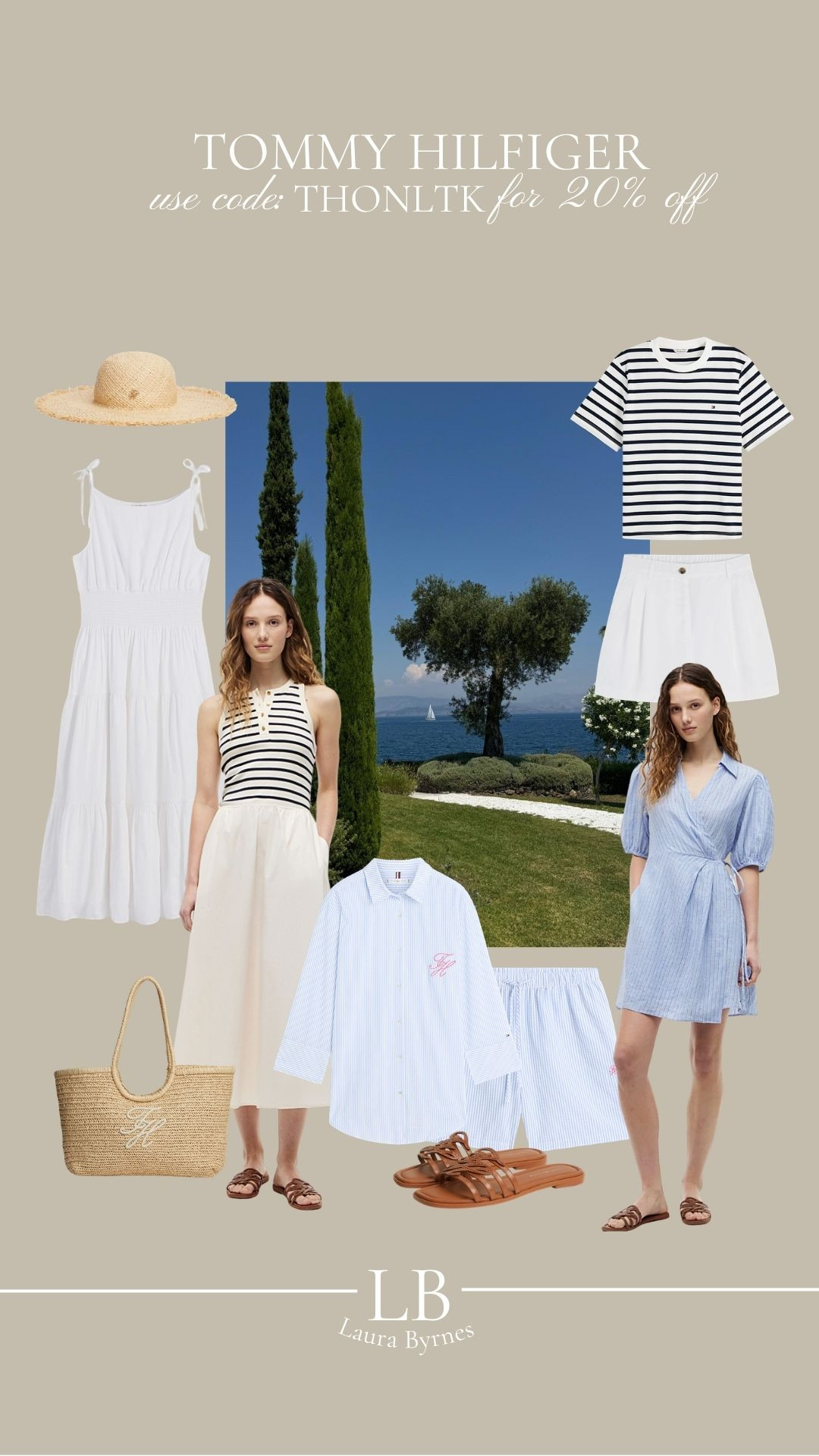 Tommy Hilfiger Summer Faves! 20% Off when you use code THONLTK ☀️

Tommy Hilfiger Summer Edit, Blue Stripe Shirt And Shorts Set, White Tie Strap Sundress, Blue Wrap Mini Dress, Breton Stripe T-shirt, Raffia Tote Bag, Brown Flat Sandals, Holiday Style, Holiday Fashion  

 #LTKxTommyHilfiger #LTKuk #LTKsummer