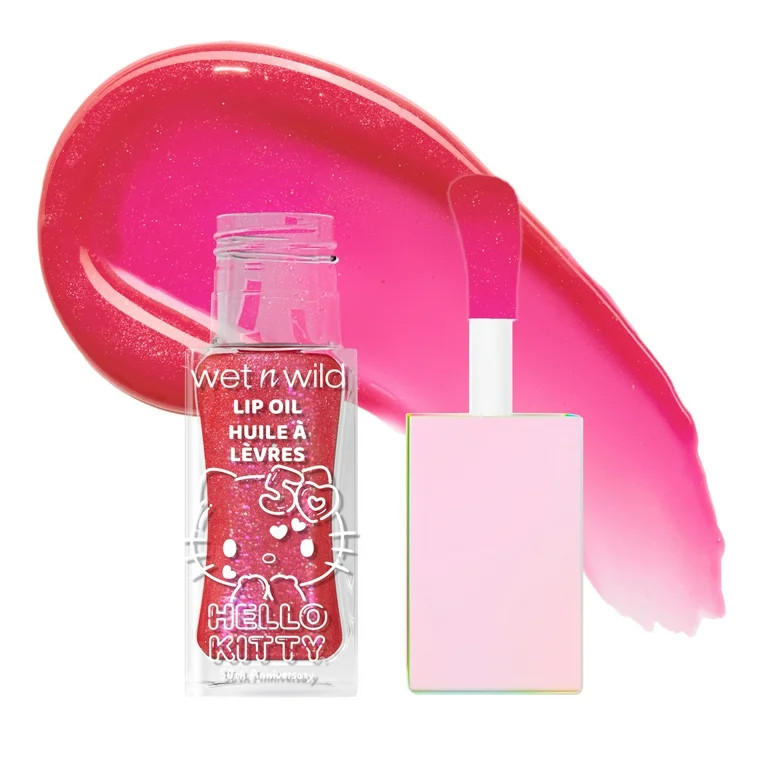 wet n wild Hello Kitty Glitter Lip Oil - Purrfect | Walmart (US)