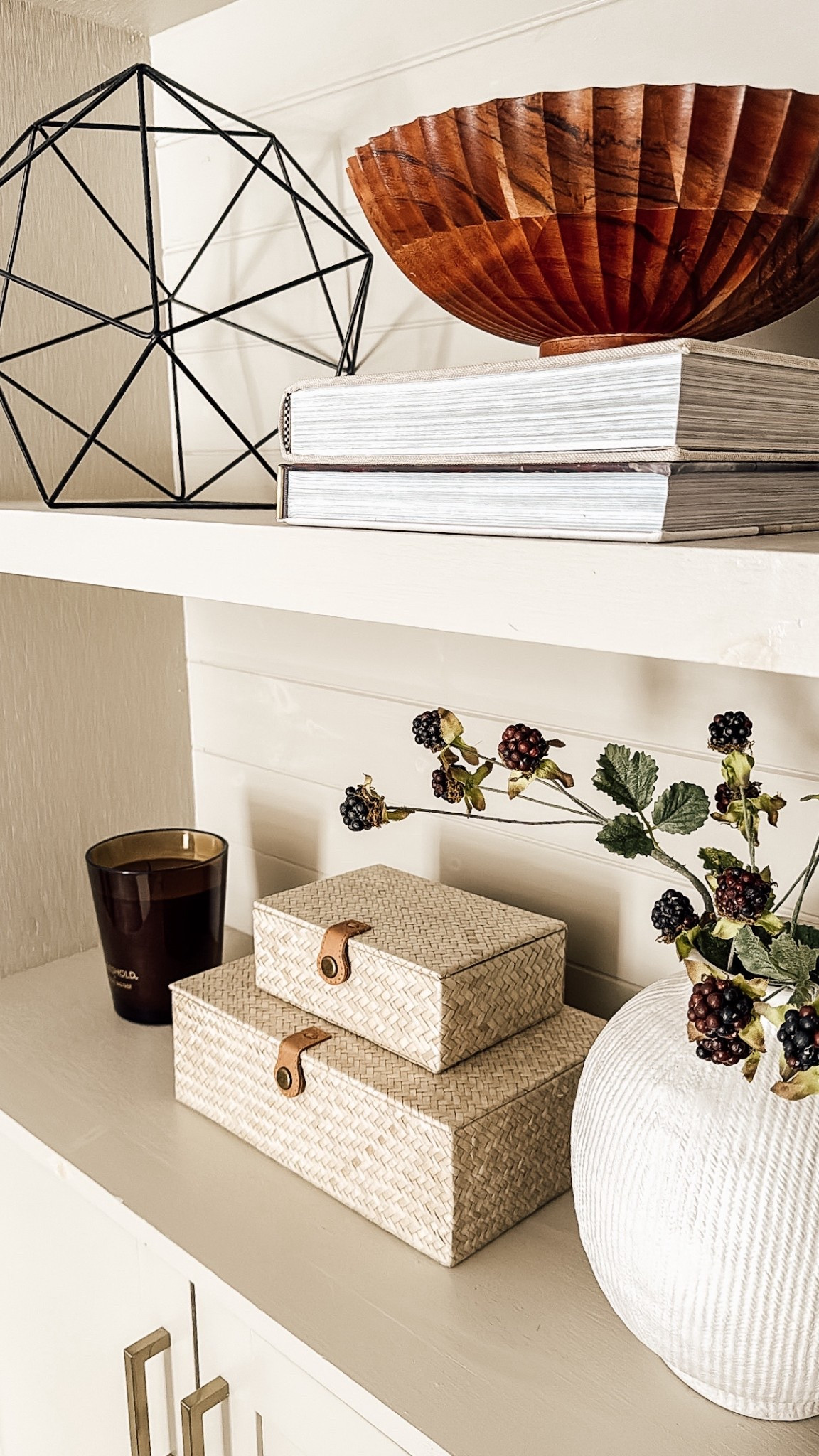 Shelf styling: old & new