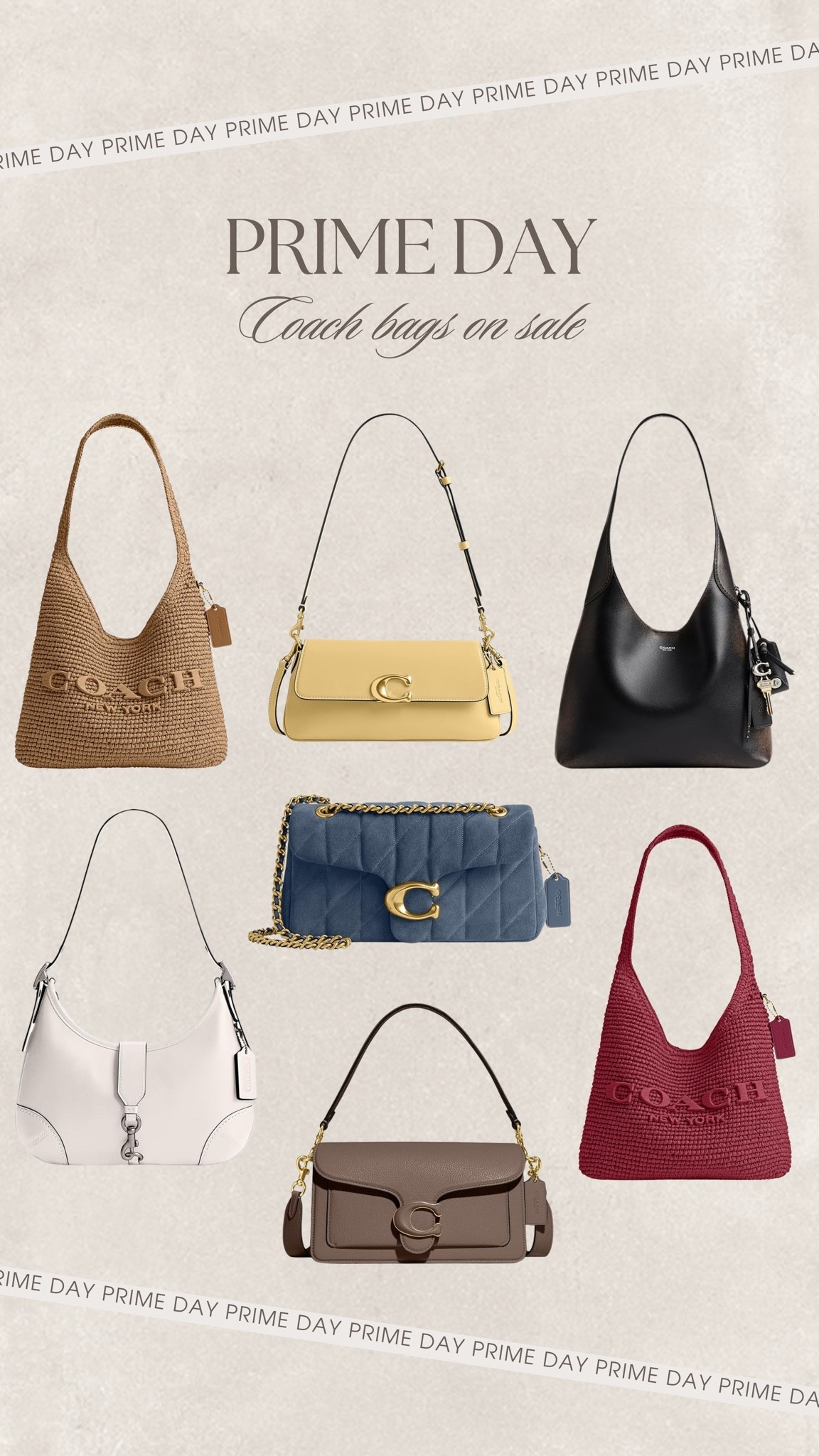 Coach bags on major sale for prime day 👏🏼