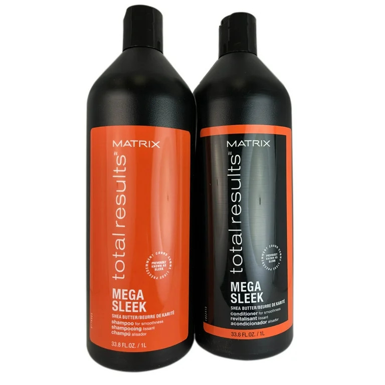 Matrix Total Results Mega Sleek Shea Shampoo and Conditioner Duo 33.8 oz ea | Walmart (US)